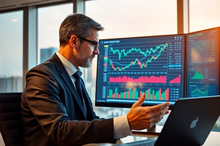 Investment News report showing stock market analysis and gold price rising with financial