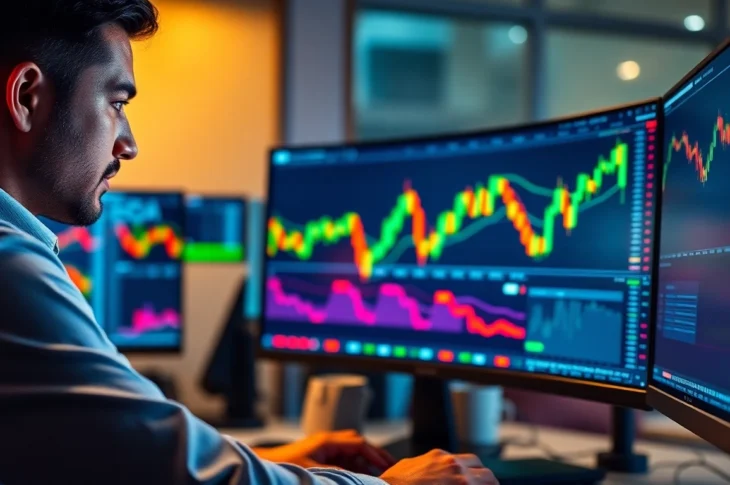 Trading view platform showcasing detailed market charts and analysis for traders and investors