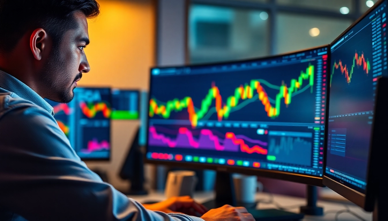 Trading view platform showcasing detailed market charts and analysis for traders and investors